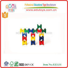 Kindergarten Play Toys Child's Creativity Colorful Wooden Construction Set